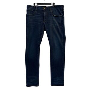 Psycho Bunny Mens Slim Fit Dark Wash Denim Jeans Size 40 X 33